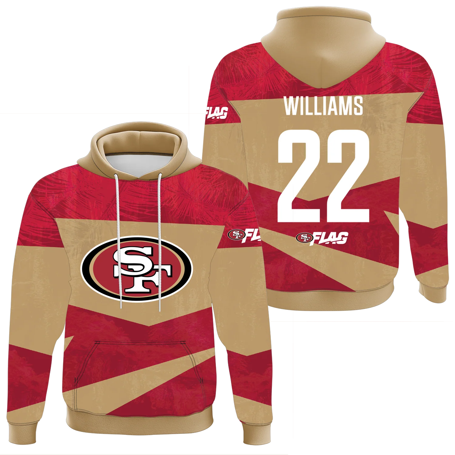 Customizable Flag Football Hoodie NFC Teams - Youth
